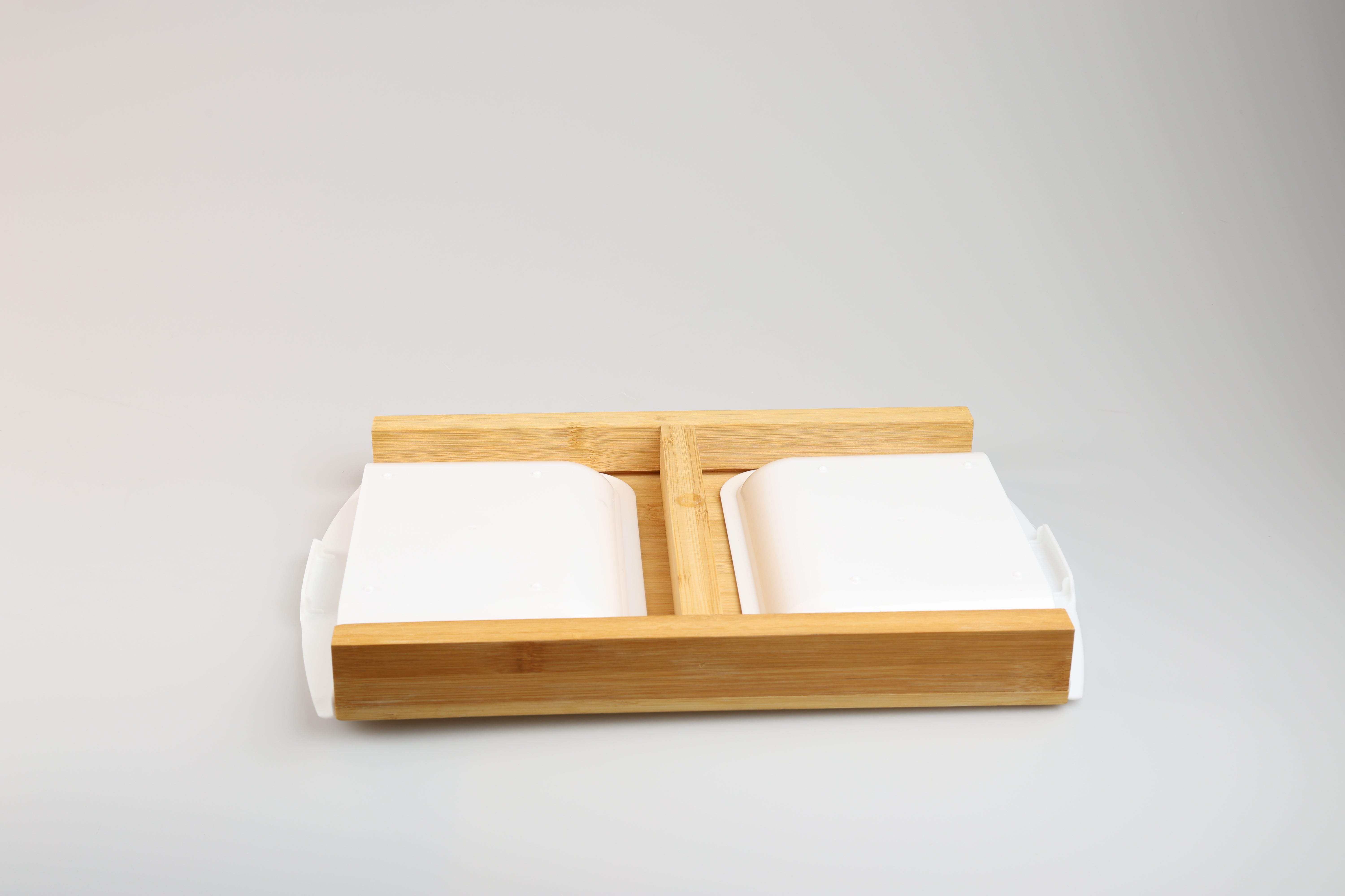Schneidebrett mit Auffangschalen - Landing Pad - Sideload White